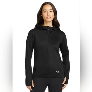 NEW OGIO Women's L Black Stealth Endurance Full-Zip Hooded Jacket